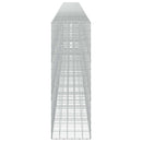 vidaXL Gabion 5 mm Dróttal és 10x10 cm Rácsos 1100x50x150 cm