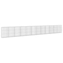 vidaXL Gabion 5 mm Dróttal és 10x10 cm Rácsos 1200x50x150 cm