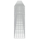 vidaXL Gabion 5 mm Dróttal és 10x10 cm Rácsos 1200x50x150 cm