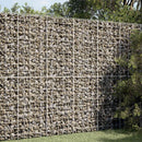 vidaXL Gabion 5 mm-es dróttal és 10x10 cm-es hálóval 100x50x200 cm