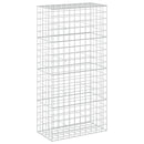vidaXL Gabion 5 mm-es dróttal és 10x10 cm-es hálóval 100x50x200 cm
