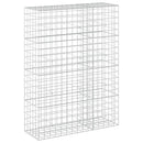 vidaXL Gabion 5 mm-es dróttal és 10x10 cm-es hálóval 150x50x200 cm