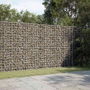 vidaXL Gabion 5 mm-es dróttal és 10x10 cm-es hálóval 200x50x200 cm