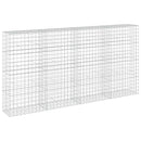 vidaXL Gabion 5 mm-es dróttal és 10x10 cm-es hálóval 400x50x200 cm