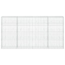vidaXL Gabion 5 mm-es dróttal és 10x10 cm-es hálóval 400x50x200 cm