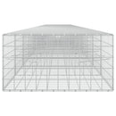 vidaXL Gabion 5 mm-es dróttal és 10x10 cm-es hálóval 1200x100x50 cm