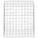 vidaXL Gabion 5 mm-es dróttal és 10x10 cm-es hálóval 100x100x100 cm