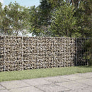 vidaXL Gabion 5 mm-es dróttal és 10x10 cm-es hálóval 250x100x100 cm