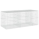 vidaXL Gabion 5 mm-es dróttal és 10x10 cm-es hálóval 250x100x100 cm