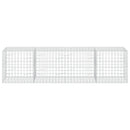 vidaXL Gabion 5 mm-es dróttal és 10x10 cm-es hálóval 400x100x100 cm