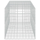 vidaXL Gabion 5 mm-es dróttal és 10x10 cm-es hálóval 400x100x100 cm