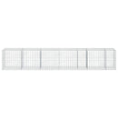 vidaXL Gabion 5 mm-es dróttal és 10x10 cm-es hálóval 550x100x100 cm