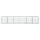 vidaXL Gabion 5 mm Dróttal és 10x10 cm Rácsos 600x100x100 cm