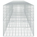 vidaXL Gabion 5 mm Dróttal és 10x10 cm Rácsos 600x100x100 cm