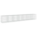 vidaXL Gabion 5 mm-es dróttal és 10x10 cm-es hálóval 700x100x100 cm