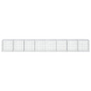 vidaXL Gabion 5 mm-es dróttal és 10x10 cm-es hálóval 800x100x100 cm