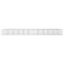 vidaXL Gabion 5 mm-es dróttal és 10x10 cm-es hálóval 1150x100x100 cm