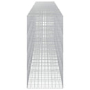 vidaXL Gabion 5 mm Dróttal és 10x10 cm Rácsos 1000x100x200 cm
