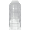 vidaXL Gabion 5 mm-es dróttal és 10x10 cm-es hálóval 1200x100x200 cm