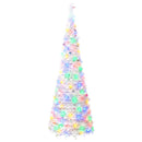 vidaXL Pop-up LED-es karácsonyfa 120 cm 50 LED PVC és PET Fehér