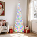 vidaXL Pop-up LED-es karácsonyfa 180 cm 150 LED PVC és PET Fehér