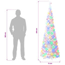 vidaXL Pop-up LED-es karácsonyfa 210 cm 200 LED PVC és PET Fehér