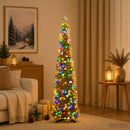vidaXL Pop-up LED-es karácsonyfa csúcsdísszel 120 cm 50 LED PET Arany