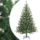vidaXL Műanyag Hajtogatós Karácsonyfa 120 cm 150 LED Meleg fehér