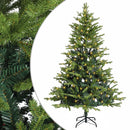 vidaXL Műanyag Hajtogatós Karácsonyfa 120 cm 150 LED Meleg fehér