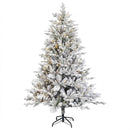 vidaXL Műanyag Hajtogatós Karácsonyfa 150 cm 150 LED Meleg fehér