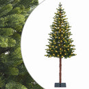 vidaXL Műanyag Hajtogatós Karácsonyfa 150 cm 150 LED Meleg fehér