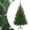 vidaXL Műkarácsonyfa gömbbel 120 cm 150 LED Meleg fehér PVC és Acél