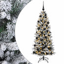 vidaXL Műkarácsonyfa gömbbel 120 cm 150 LED Meleg fehér PVC és PE