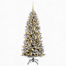 vidaXL Műkarácsonyfa gömbbel 150 cm 150 LED Meleg fehér PVC és PE