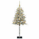 vidaXL Műfenyő gömbökkel 120 cm 150 LED Meleg fehér PVC és fém