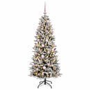 vidaXL Műkarácsonyfa gömbbel 120 cm 150 LED Meleg fehér PVC és PE