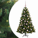 vidaXL Műkarácsonyfa gömbbel 150 cm 150 LED Meleg fehér PVC és fém
