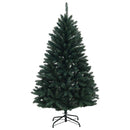 vidaXL Sötétzöld műkarácsonyfa gömbökkel 150 cm 150 LED Meleg fehér