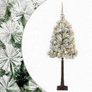 vidaXL Mű zsanéros karácsonyfa gömbökkel 120 cm 150 LED Meleg fehér