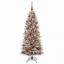 vidaXL Műkarácsonyfa gömbbel 150 cm 150 LED Meleg fehér PVC és PE