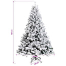 vidaXL Műfenyő gömbökkel 150 cm 150 LED Meleg fehér PVC és fém