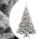 vidaXL Műfenyő gömbökkel 120 cm 150 LED Meleg fehér PVC és fém