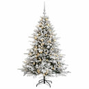 vidaXL Műkarácsonyfa gömbbel 120 cm 150 LED Meleg fehér PVC és fém
