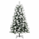 vidaXL Mű zsanéros karácsonyfa gömbökkel 150 cm 150 LED Meleg fehér