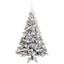 vidaXL Műfenyő gömbökkel 120 cm 150 LED Meleg fehér PVC és fém
