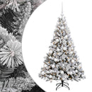 vidaXL Műfenyő gömbökkel 150 cm 150 LED Meleg fehér PVC és fém