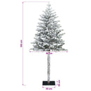 vidaXL Műfenyő gömbökkel 150 cm 150 LED Meleg fehér PVC és fém