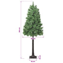 vidaXL Mű zsanéros karácsonyfa gömbökkel 150 cm 150 LED Meleg fehér