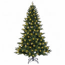 vidaXL Műanyag Hajtogatós Karácsonyfa 180 cm 300 LED Meleg fehér
