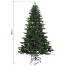 vidaXL Műanyag Hajtogatós Karácsonyfa 180 cm 300 LED Meleg fehér